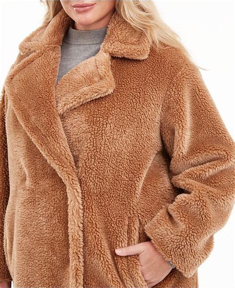 michael kors teddy coat|Faux Fur Teddy Coat .